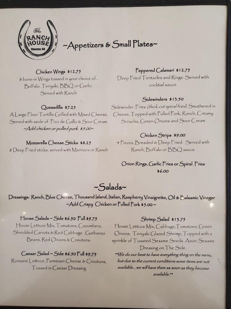 The Ranch House Menu image 3